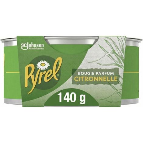 Bougie Citronnelle Huile Essentielle Usage Extérieur 140 g (1/5)