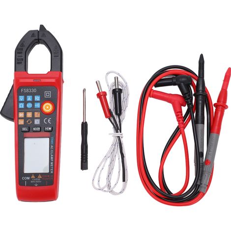 GARRYFIZH Pince multimètre numérique FS8330, testeur tension 200A/600V, protection surcharge pour test électricité (1/5)