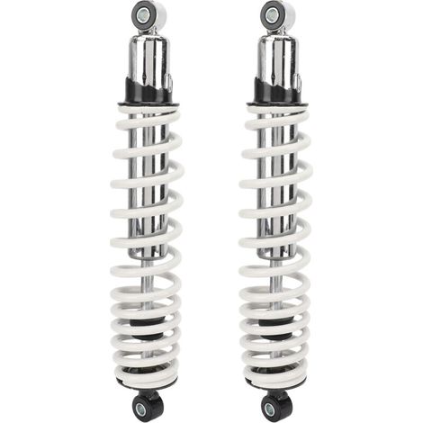1 pair of 380 mm adjustable motorcycle shock absorbers for ATVs, go-karts, scooters and dirt pit bikes (1/5)