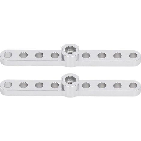 Ensemble de connexion de bras de servo en 2 pièces, en alliage d'aluminium, avec 25 dents