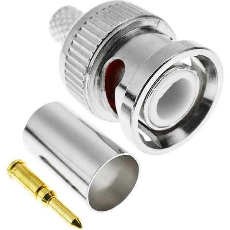 BeMatik - BNC male coaxial connecteur de câble (RG59) (1/5)
