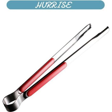 Pince À Barbecue - Acier Inoxydable - 25,5 Cm - Pour Viande Steak Pain Légumes - 1 Pièce (1/5)