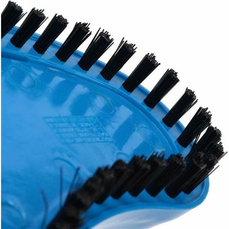 Épuisette aspirateur à jet pour piscine spa étang bain à remous, tête 25,7 cm, ABS bleu, kit 5 pièces avec raccord rapide tuyau (1/3)