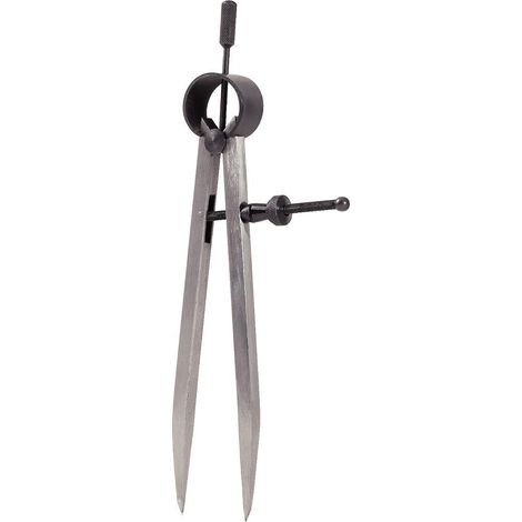 Compas droit Pointe trempée Longueur 200 mm Ouverture (1/2)