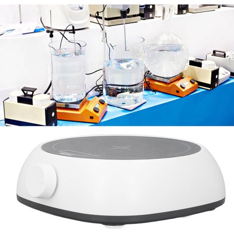 Agitateur électromagnétique miniature MS5S 200-2000 tr/min, 2 L, affichage numérique, support d'agitation magnétique de laboratoire, AC100-240 V, norme européenne (1/5)