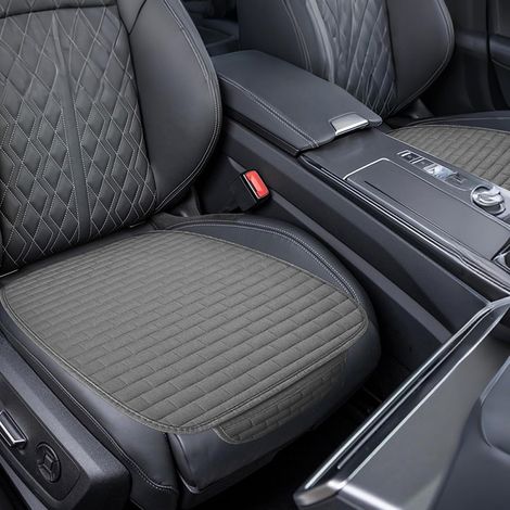 2 Pack Universal Car Seat Cushions, Non-Slip Breathable Soft Comfortable Car Seat Cushion for Car, SUV, Van, Truck, Modern Car Accessories, Grey (1/5)