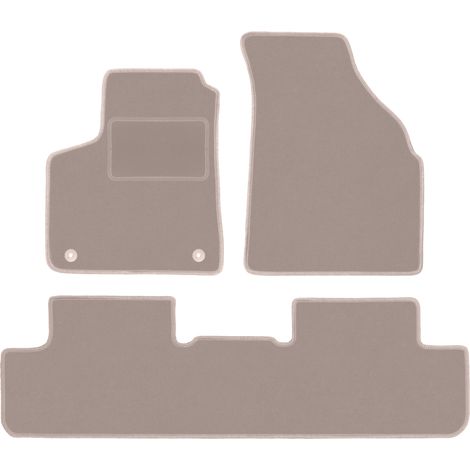 Beige Velours-Fußmatten für: Chevrolet Tacuma Minivan (2000-2011)