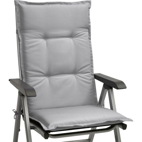 Beautissu – Coussin bain de soleil 120x50x6cm – Tissu 160g/m² résistant aux UV – Antidérapant et stable – Pour chaises à dossier haut