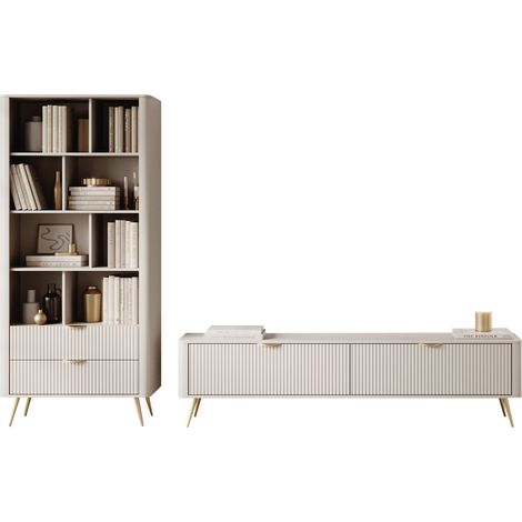 Conjunto de salón Lectum, Beige