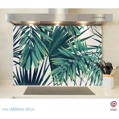 Fond de hotte : Dessin végétation 4 - Alu composite - 70 cm - 60 cm (1/5)