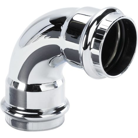 Équerre à 90 degrés 5696 en cuivre chromé de 32 mm