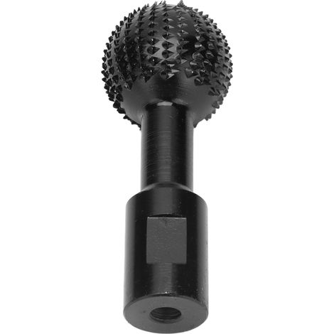 Tête de meulage sphérique, gouge à bille noire, accessoire de sculpture sur bois 10 mm (1/5)