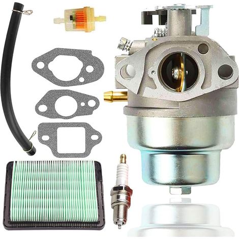Compatible avec carburateur GCV160 + Filtre à air + Bougie d'allumage pour Moteur GCV160A GCV160LA GCV160LE HRB216 HRR216 HRS216 HRT216 HRZ216 Tondeuse à Gazon (1/5)