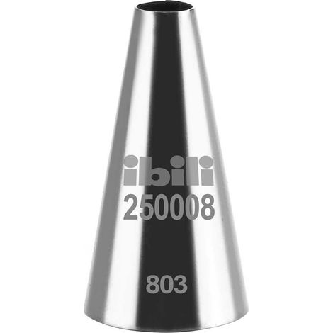 ibili Douille ronde 8 mm argenté acier inoxydable