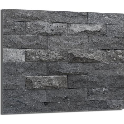 Plaque de protection en verre trempé pour poêle 60x52 – Résistante aux hautes températures – Protection anti-éclaboussures – Facile à nettoyer