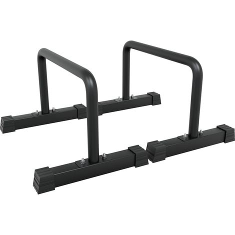 Barre Parallettes in Acciaio 56x40x40cm per Calisthenics e Push-Up – 2 Pezzi