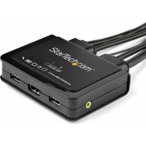 HUB Switch StarTech SV211HDUA4K   Negro (1/5)