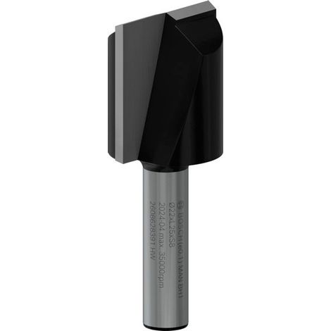 Bosch Nutfräser Standard for Wood, 8 mm, D1 22 mm, L 25 mm, G 56 mm