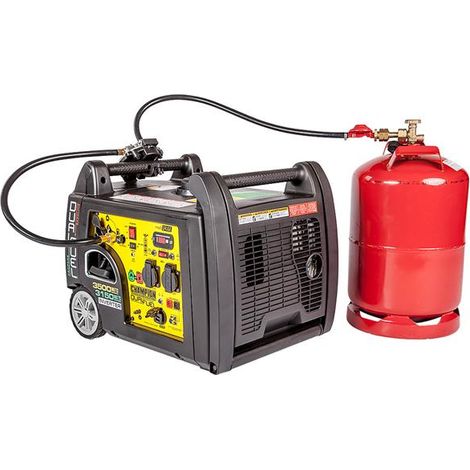 Champion Dual Fuel Inverter 3500W Benzin 3150W Gas Stromerzeuger mit E-Start 230V EU (1/5)