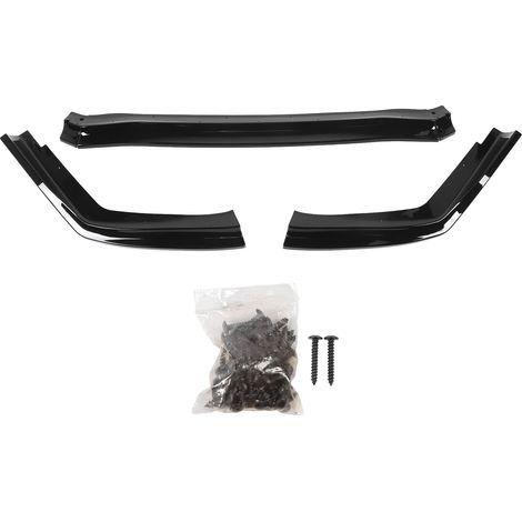 GARRYFIZH 3 Pièces Kit Splitter / Spoiler Bas de Pare-chocs Avant Noir Brillant Impact Visuel Sportif pour Subaru WRX STI VA 2015-2021 (1/5)