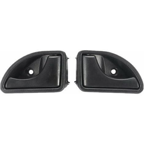 2 x poignée portière avant gauche ET droite TWINGO/KANGOO, (noir) (1/5)