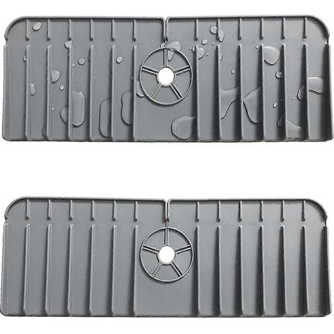 Küche Silikon Wasserhahn Waschbecken Spritzschutz, Wasserhahn Griff Tropf Auffangschale, Silikon Spritzschutz Fo (1/5)