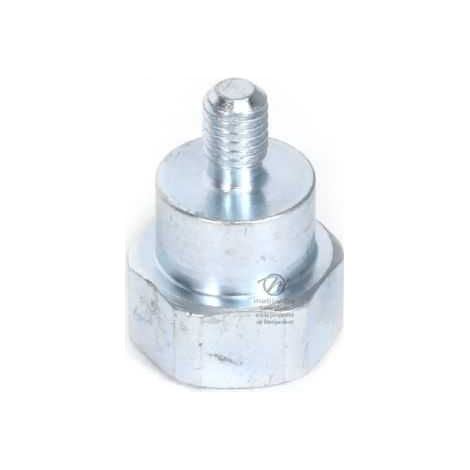 Adaptateur pour tête débroussailleuse Super pro Tecomec. Mâle. Ø 8x1,25 mm . Pas à gauche. (1/3)