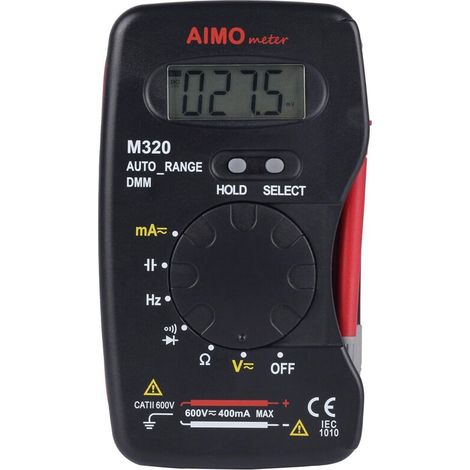 Multimètre Numérique Portable M320 avec Test de Fréquence Capacité et Maintien des Données (1/3)