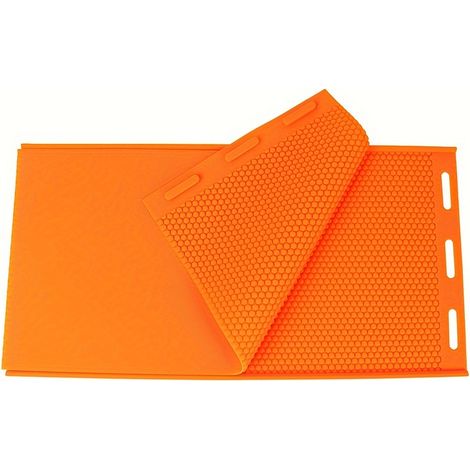 Moule en silicone pour base de nid d'abeille et de cire d'abeille - outil apicole, 43,4 x 22,5 cm (1/2)