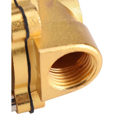 220 V DN15 1/2" Elektrisches, normalerweise geschlossenes elektromagnetisches Ventil für Wasser, Öl, Luft und Gas (1/5)
