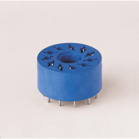 Support CI undécal 10A 250V pour série 6013 bleu diam 22mm FINDER 9015