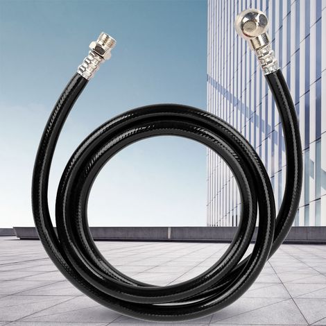 1/4"-PVC-Druckluftschlauch, 1 m/1,3 m lang, zum Aufpumpen von Reifen, beständig gegen 400 psi (1/5)