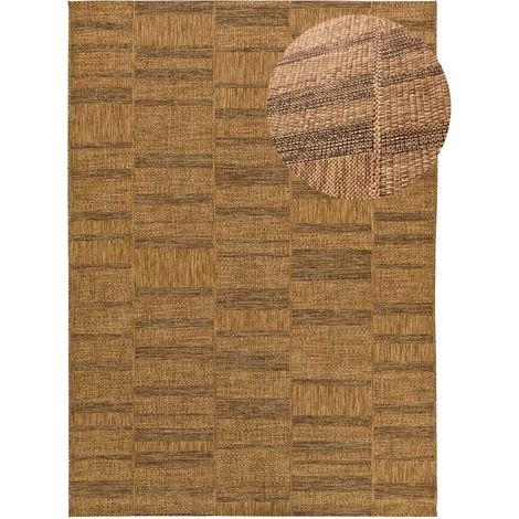ATTICGO Tapis d'extérieur géométrique GUINEA 28 Naturel 160x230 cm (1/5)