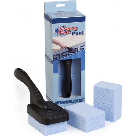 Set 3 Cleaning Block Piscine Avec Poignée Individuel (1/2)