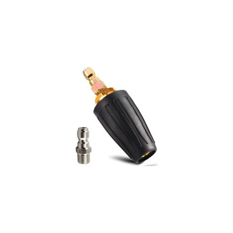 Ugello turbo per idropulitrice ad alta pressione da 3000 psi con raccordo a innesto rapido - Crezuo