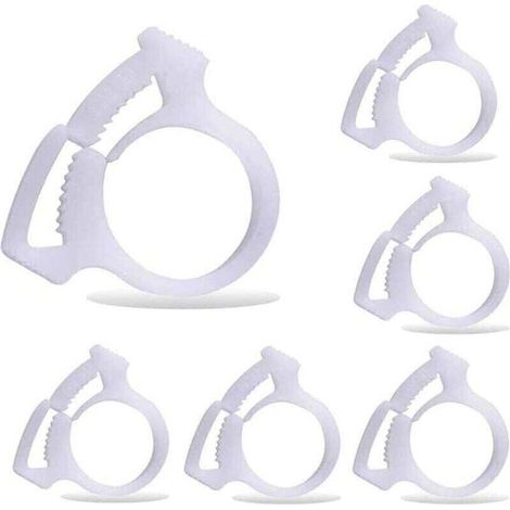 6 morsetti di fissaggio per tubo di aspirazione, compatibili con i pulitori per piscina Polaris 180, 280, 360, 380, 480 (1/4)