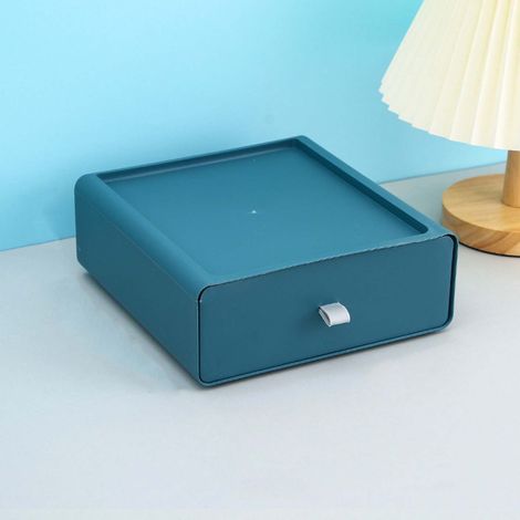 Boîte De Rangement Pour Bureau - Tiroir Empilable En PP - Pour Accessoires De Bureau Et Documents Au Format A4 - Capacité Élevée - 1 Pièce (1/5)