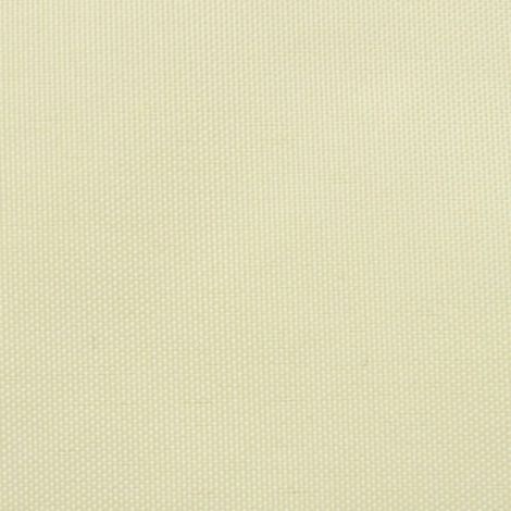 Maison Exclusive - Balkonsichtschutz Oxfordgewebe 75x400 cm Creme