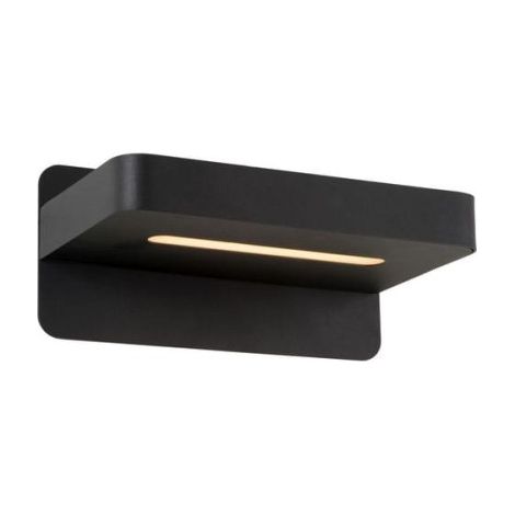 Applique Lucide Atkin LED 5W 2700K metallo nero/bianco