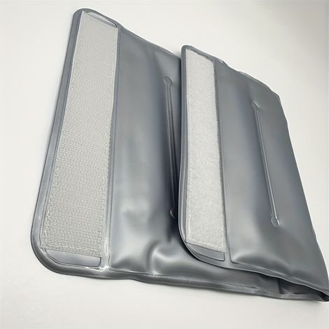 1 manchon réfrigérant pour vin, pack de glace à congélation rapide pour vin et boissons, congélateur portable pour vin et bière, manchon de refroidissement outdoor, gris. (1/5)
