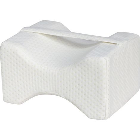 Cojín para rodillas, de espuma viscoelástica, para aliviar el dolor de espalda, piernas y ciática, para la cama. (1/5)