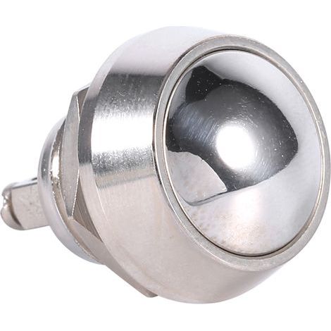 Wasserdichter Metall-Druckknopfschalter, 12 mm, Momenttaster, oben geformt (1/5)