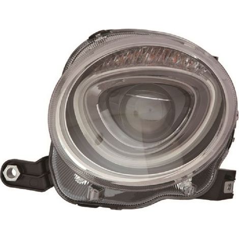 Phare avant gauche supérieur H7 Fiat 500 phase 2 depuis 2015