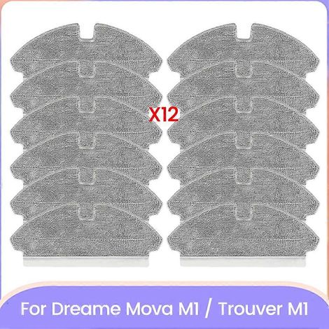 Dreame Mova M1/Trouver M1 Staubsauger-Reinigungstücher - Ersatzteile - Effektives Haushaltsreinigungszubehör (8 Stück)