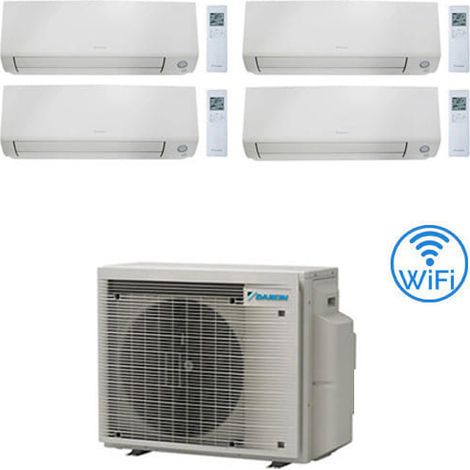 Climatisation  Daikin Perfera Wifi All Seasons Panneaux à onduleur split 7000 + 7000 + 7000 + 7000 + 7000 BTU avec l’UE 4MXM68A Classe A+++/A++ NOUVEAU
