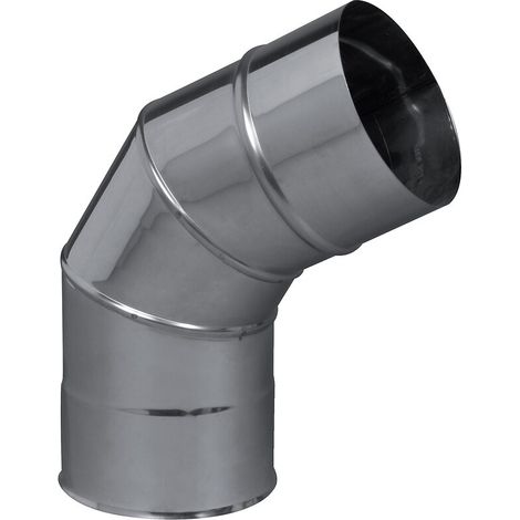 Coude inox ouvert à 3 parties 60° Ø200 - TEN