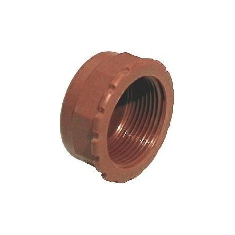 CALOTTE EN PP MARRON Taille : 3/4"