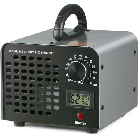 Generateur deOzone Purificateur deAir 36000 mg/h Generateur O3 pour Eliminer les Odeurs Commercial Industriel 115 W Grande Capacite Minuterie 0-120 min pour Chambres Voitures Animaux Domestiques (1/5)