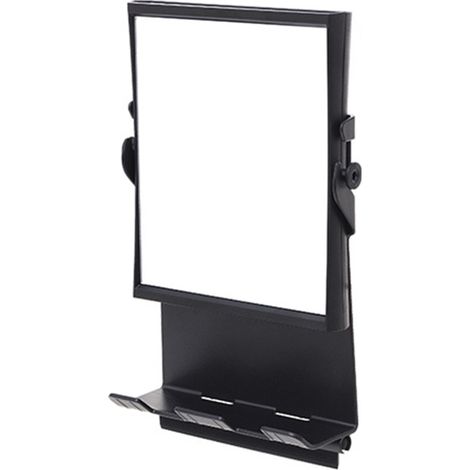 Miroir avec ventouses sans perforation, miroir de maquillage de douche, miroir de salle de bain avec crochets, antibuée (1/5)