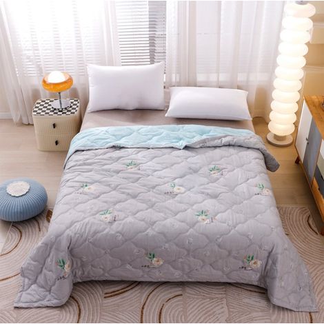 Couverture De Lit - 100 X 150 Cm - En Polyester - Légère Et Respirante - Pour Lit Simple Ou Canapé - 1 Pièce (1/5)